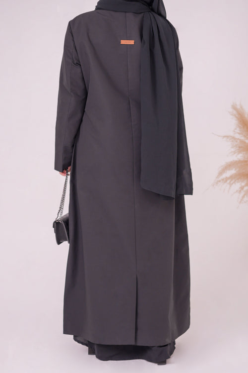 The black button Abaya
