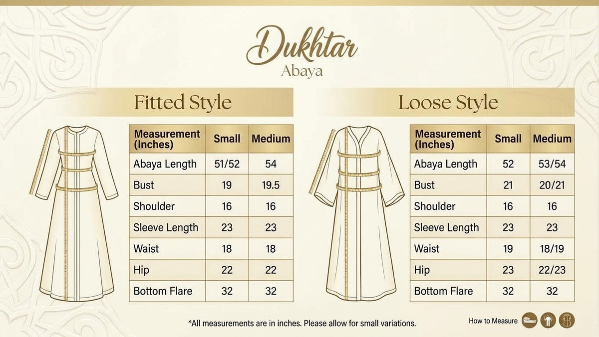 Brown Stripe Abaya